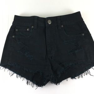 AEO Hi-Rise Ripped Festival Shorts Size 2